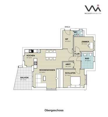 Grundriss Wohnung 4