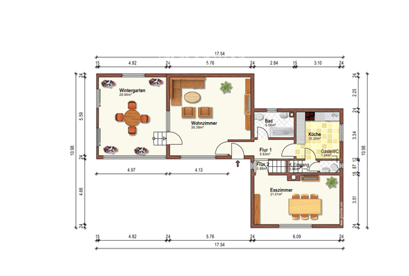 GRUNDRISS ERDGESCHOSS