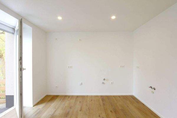 ...und Platz für die Einbauküche