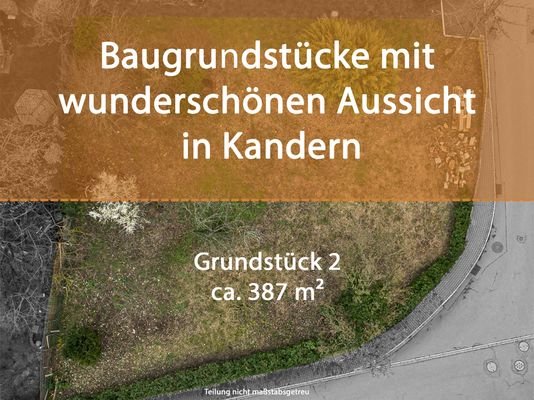 Das Grundstück - denkbare Teilung