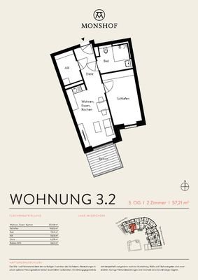 Wohnung Nr. 33 (3.2)