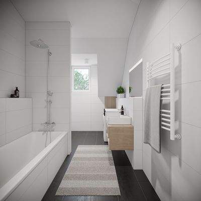 Modernes Tageslichtbad