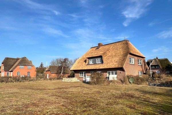 Außenansicht (3/26) mit neuem Reetdach