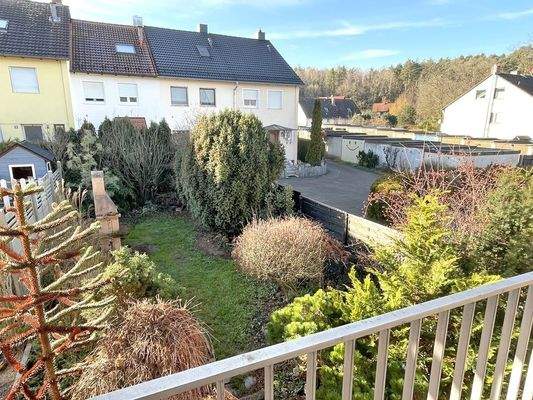 Ausblick in den Garten