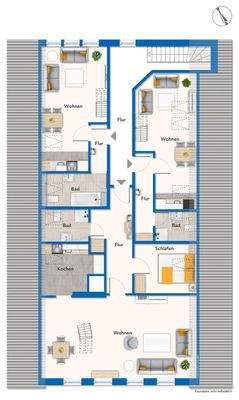 Bauernhaus Obergeschoss