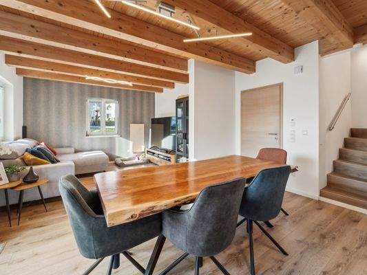 Essbereich und Wohnbereich