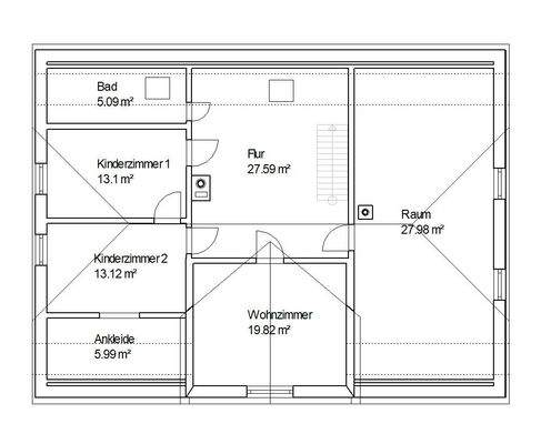 Grundriss Dachgeschoß