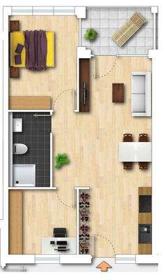 Wohnung 7 unverbindl. Illustration