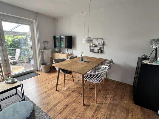 Essplatz im Wohnzimmer