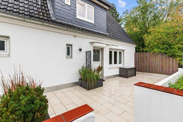 Eingangsbereich zur Erdgeschosswohnung