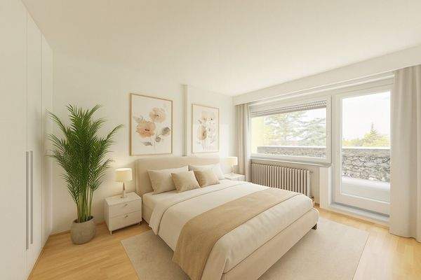 Schlafzimmer Visualisierung