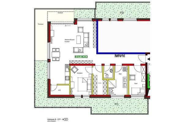 Penthouse B-22 - ca. 117 m² (o.Gew.)