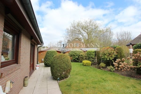 Rückansicht mit Garten