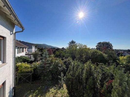 Traumblick vom Balkon auf den Melibokus