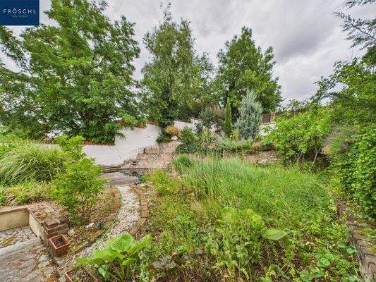 Gartenansicht Richtung Biotop