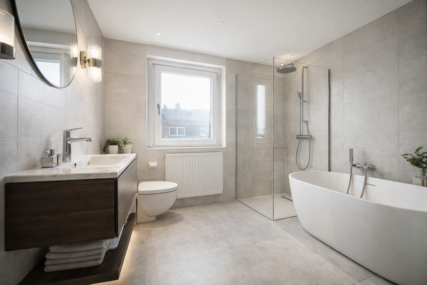 KI-generiertes Beispielbild Wannenbad 1.OG