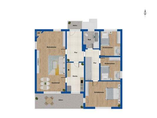 Grundriss - Obergeschoss