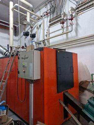 sparsame Hackschnitzelheizung