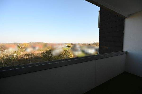 Ausblick Loggia Wohnung