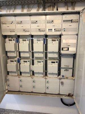 Blick in die Zählertafel