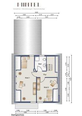 Dachgeschoss mit Galerie