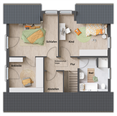 Einfamilienhaus-Flair-125-Dachgeschoss-Ankleide