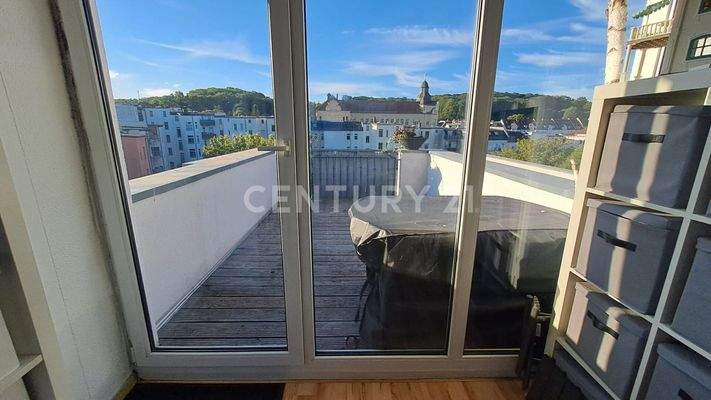 Dachterrasse Maisonettewohnung