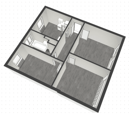 3D-Grundriss Wohnung