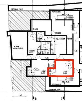 Grundriss Keller