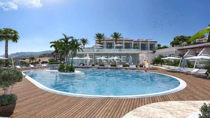 Sea and Mountain-View Apartments in Girne Esentepe