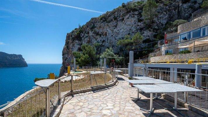 Geschäftslokal mit Meerblick zum Verkauf in La Mola, Puerto Andratx, Mallorca 
