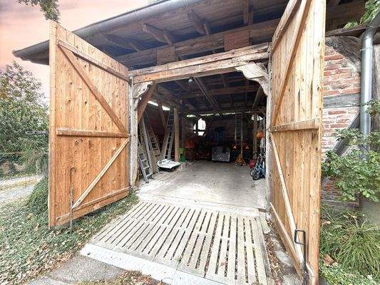 Garage/Remise geöffnet