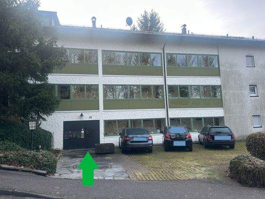 Hauszugang untere Ebene