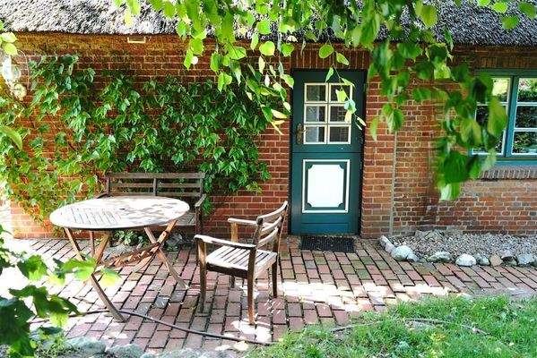 Frühstückterrasse / Küchentür