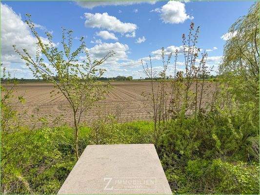 Blick über den Feldern Eiderstedts