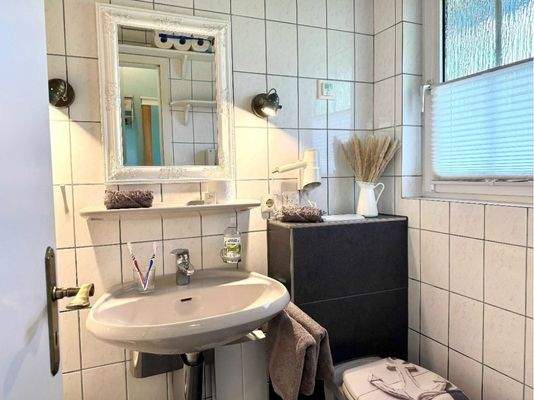 Wannenbad im Erdgeschoss