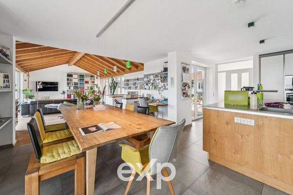 Offener Wohn- Essbereich