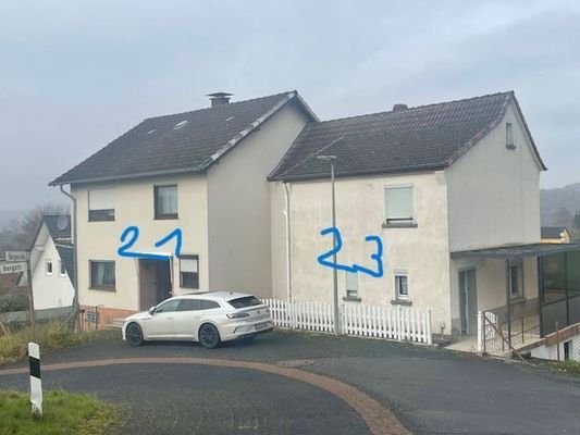 Ansicht Haus 21 und 23
