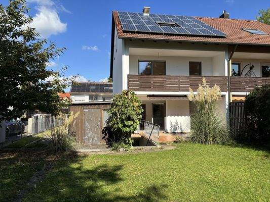 Doppelhaushälfte Rückansicht