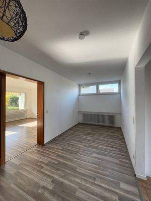 Der Essbereich mit Zugang ...