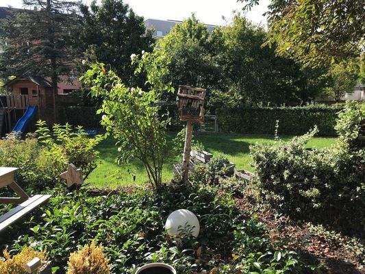 Der Blick zum Garten