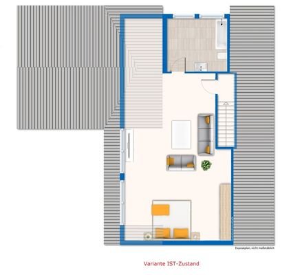 Grundriss / Skizze Dachgeschoss
