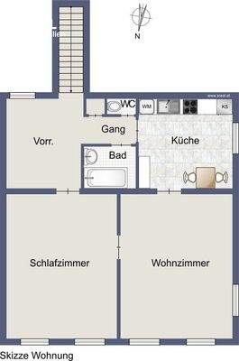 Planskizze Wohnung