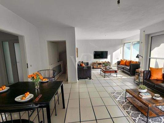 Wohn- Esszimmer Einrichtungsbeispiel