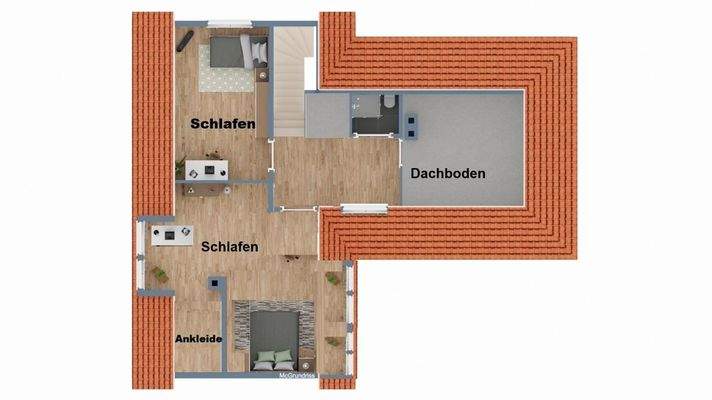 Grundriss Dachgeschoss