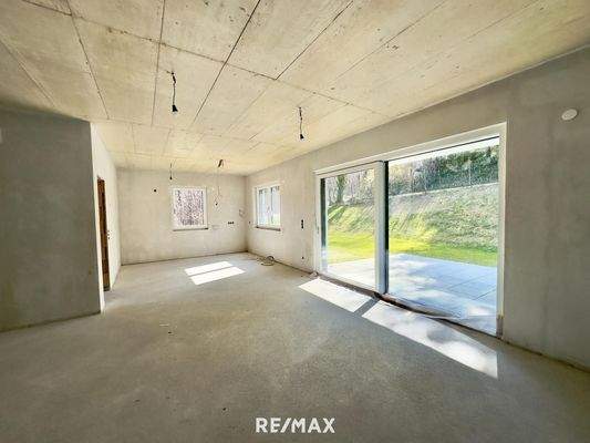 Wohn-/Ess-/Küchenbereich