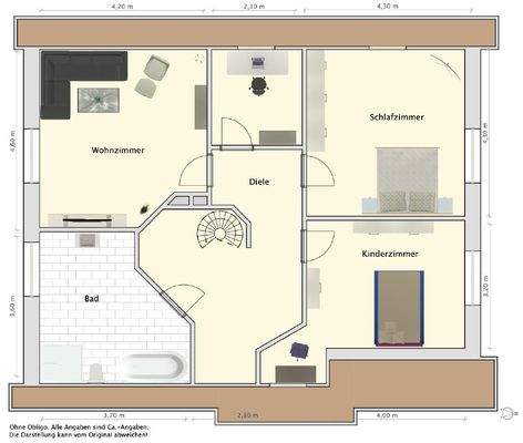 Grundriss Dachgeschoss