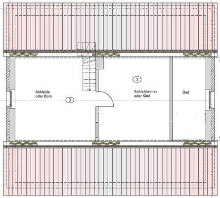 Grundriss Spitzboden