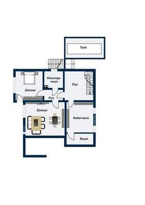 Grundriss Gartengeschoss