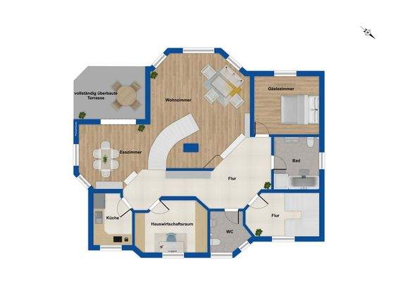 Grundriss Obergeschoss